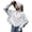 White_003, variant on Domuza Upf 50 Sun Hoodie Shirts Women with Mask and Brim Long Sleeve Solid Tshirts Summer Trendy Uv Protection Ice Silk Sunscreen Blouses Coffee One Size