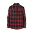 thumbnail image 4 of Lolmot Men's Button Down Shirts Regular Fit Long Sleeve Plaid Two-Pocket Flannel Casual Relaxed Fit Shirts, 4 of 5