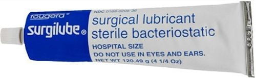 SURGILUBE Lubricating Jelly Lube Sterile Tube Screw Top Tube 4.25oz Each by