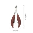 thumbnail image 4 of Unique Bargains Nail Clippers Set 13-piece Set Wine Red, 4 of 6