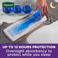 thumbnail image 2 of Depend Night Defense Adult Incontinence Underwear for Men, Disposable, Overnight, Large, Grey, 56 Count (4 Packs of 14), Packaging May Vary, 2 of 7
