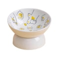thumbnail image 3 of Cuenco para gatos, cuenco para perros, plato de comida para gatos, recipiente para alimentos, cuenco para agua, mascota elevada Amarillo Yuyangstore Cuenco elevado para gatos, 3 of 8