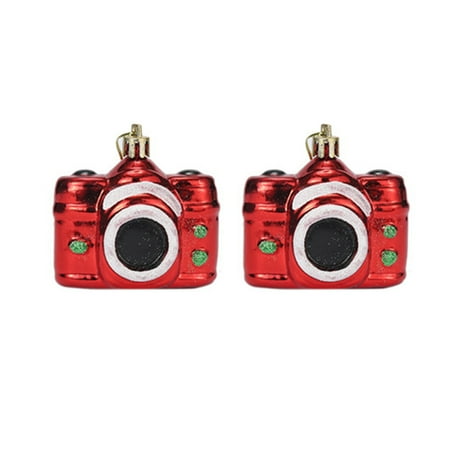 

dianhelloya 1 Pair Christmas Decorations Festive Decorative Delightful Xmas Tree Cane Hanging Pendant for Party