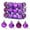 Purple, variant on Wadada 24 Pcs Mini Christmas Ball Ornaments Set, 1.18'' Purple Small Shatterproof Xmas Tree Ornament Hanging Ball Bulk Decorations for Holiday Party, Wreath, Garland, Winter Decor