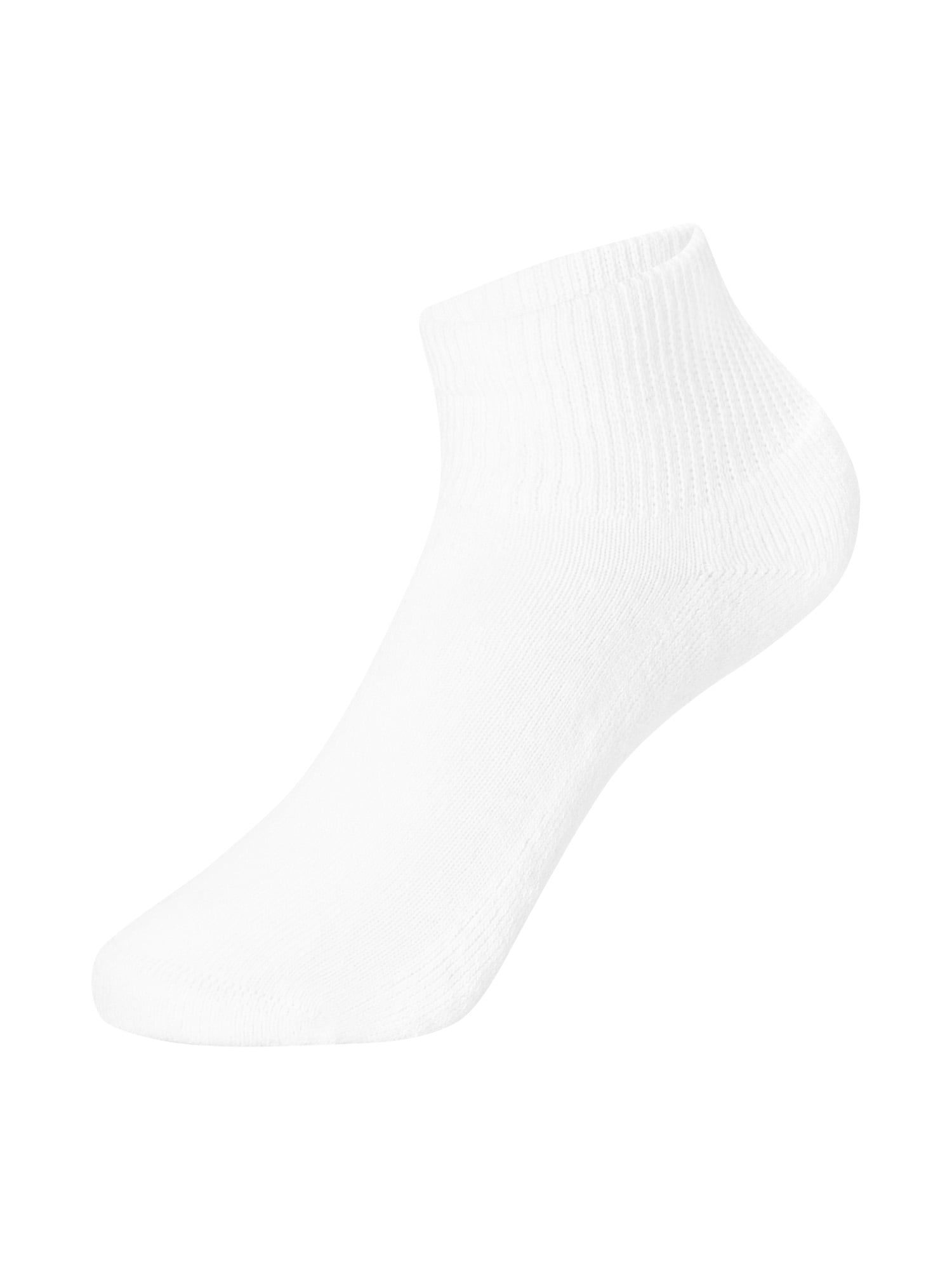 Hanes Ankle Socks, 6 Pairs, Originals ComfortBlend Quarter Socks for Girls