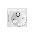 thumbnail image 1 of HEVIRGO Mixing Plate Smooth Surface Multifunctional Various Shapes Stainless Steel Makeup Mixing Color Palette for Cosmetic, 1 of 10