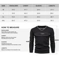 thumbnail image 5 of Langwyqu Men's V Neck Sweater Knitted Jumper Sweater Long Sleeve Pullover Top, 5 of 5