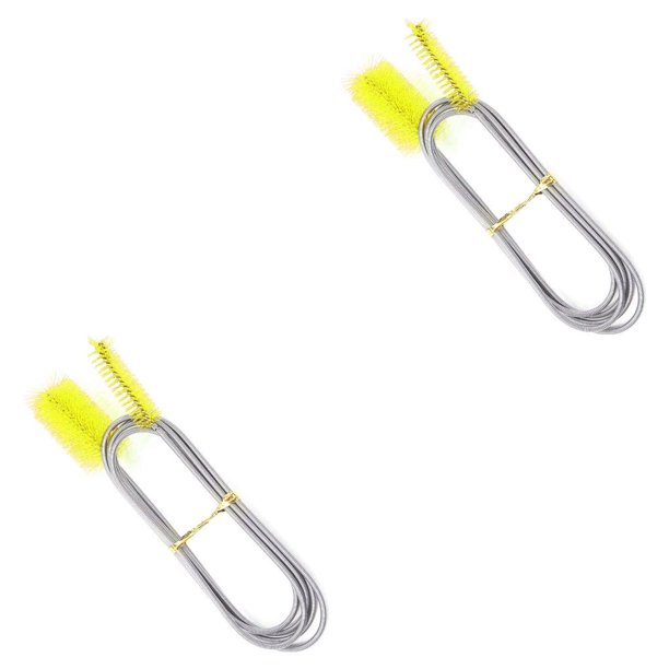 sweethay Cepillo de limpieza de tuberías para acuario, pecera, entrada de agua, salida, tubo de manguera, cabezales dobles, cepillo de línea de nailon Type1 NO1 sweethay CBP120965