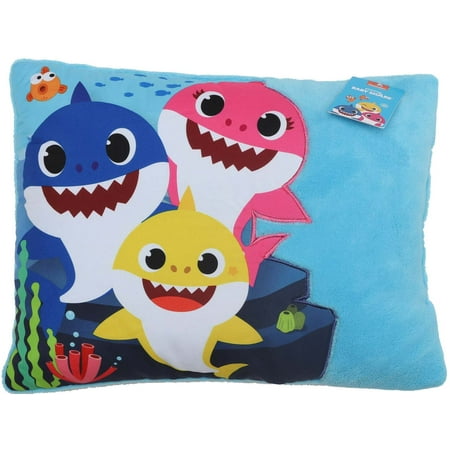 Baby Shark Decorative Plush Toddler Pillow