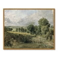 thumbnail image 4 of Drsoum Vintage Landscape Wall Art 11x14in Natural Framed Classic Retro Scenic Prints Rustic Farmhouse Decorations for Living Room Bedroom, 4 of 6