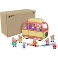 thumbnail image 2 of Peppa Pig Peppa Visits Australia Campervan Vehicle Preschool Toy with Rolling Wheels; Includes 8 Figures, 4 Accessories, for Ages 3 and Up, 2 of 9
