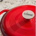thumbnail image 2 of Lodge 3 Quart Red Essential Enamel Cast Iron Dutch Oven, 2 of 6