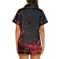 thumbnail image 4 of Womens Halloween Pajama Sets Short Sleeve Graphic Pajamas Nightwear, 4 of 4