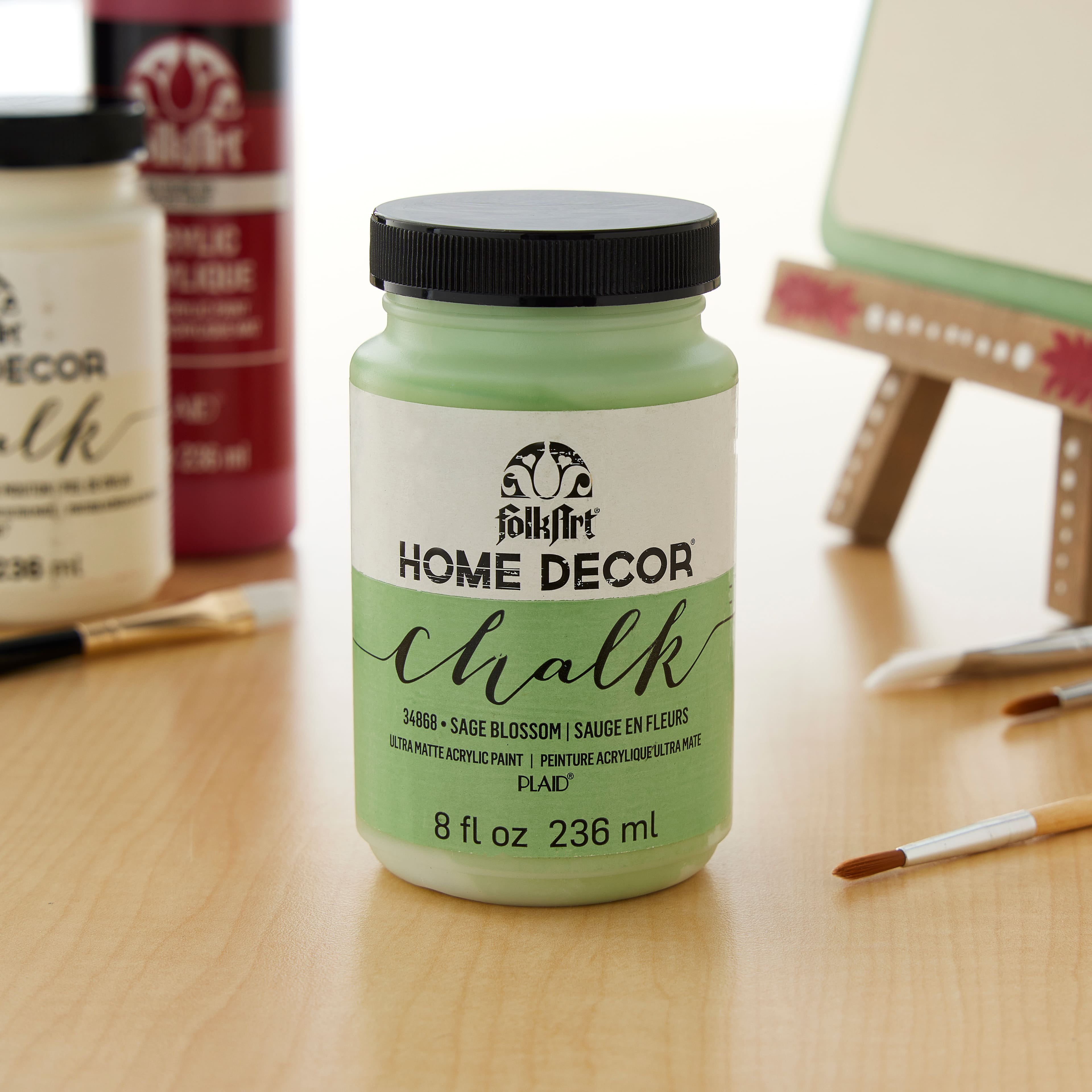 FolkArt Home Decor Chalk Paint Set 8 Ounce Promo877 12-Pack