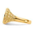 thumbnail image 3 of 14K Yellow Gold Ring Band Signet 12.5x10.5mm Open Back Men's, Size 8, 3 of 5