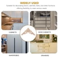 thumbnail image 3 of MLINS 4pcs DIY Wooden Onlays Carvings for Furniture Unpainted Decorative Wood Appliques Wall Cupboard Door Cabinet Dresser Home Decor, 3 of 8