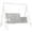 White, variant on Outsunny Swing Stand, Metal Swing Frame, 528 LBS Weight Capacity, Black