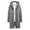 Gray, variant on Brondbend Men's Winter Coats Men's Fall Cardigan Hooded Long Sleeved Open Front Outerwear Solid Color Fashion Jacket Loose Fit Going out Tops Gray