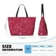 thumbnail image 4 of Fotbe Pink Glitter Bolsa de Viaje para Playa - Resistente al Agua, Bolsa Tote de Gran Capacidad y Ligera con 7 Bolsillos para Mujeres y Hombres, 4 of 7