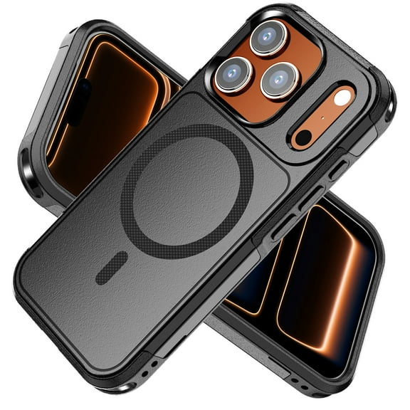 AICase Magnetic Case for iPhone 17 Pro Max 6.9inch 2025 Magnetic Shockproof Heavy Duty Bumper Phone Protective MagSafe Cover