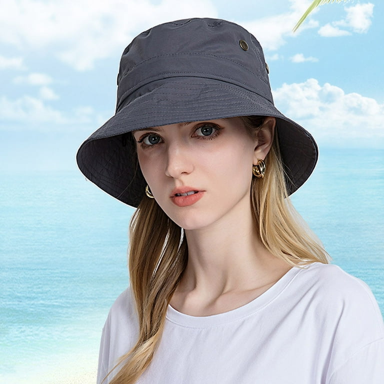 Women Sun Hat Wide Brim Protection Beach Hat Adjustable Bucket Hat Summer  Hats Large Bucket Hat Cute Bucket Hats Men Leopard Bucket Hat Bride Bucket