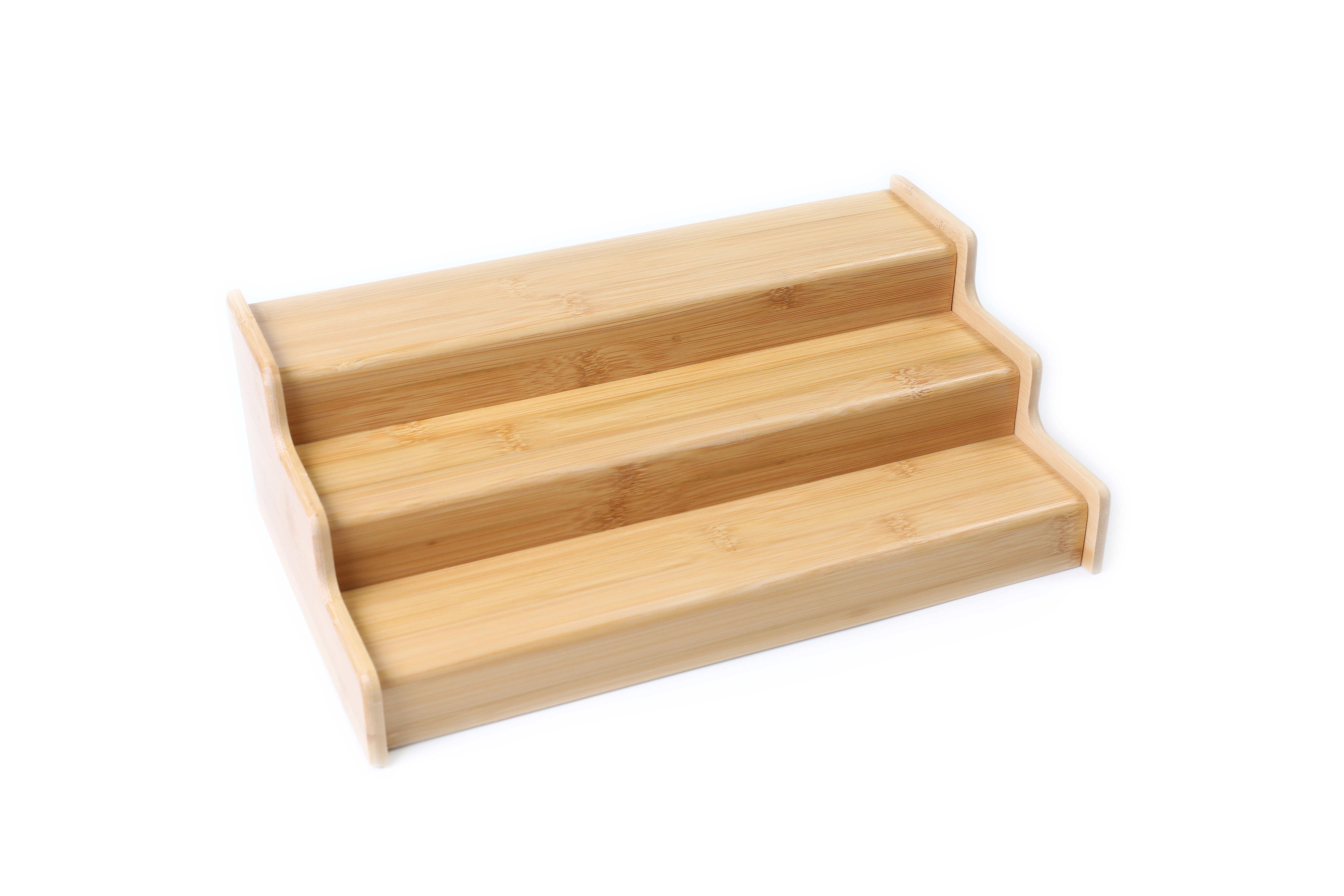 Seville Classics Expandable Bamboo Spice Rack Step Shelf Cabinet Organizer  BMB17087 - The Home Depot