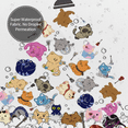 thumbnail image 3 of Cat Cute Shower Curtain Funny Raining Cats Shower Curtain Colorful Kids Bathroom Shower Curtain Waterproof with 12 PCS Hooks 60x72 Inch, 3 of 6