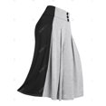 thumbnail image 2 of Pantalones Capri Oscilante Color Bloque Rosegal  Pantalones de talla grande, 2 of 5