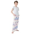 thumbnail image 4 of FORMRS Kids Pajama Pants with Pockets Size 11-12Y Boys Lounge Sleep Bottoms, Pink Skates, 4 of 8