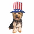 thumbnail image 4 of Vibrant Life 4th of July Uncle Sam Pet Top Hat, Medium/Large, 4 of 5