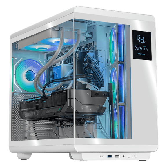 PC Gamer DXT GAMING NVIDIA GeForce RTX 5070 Ti Intel Core i9 14900KF 32GB DDR5 SSD 1TB Sistema Liquido WIFI White para gaming competitivo y streaming