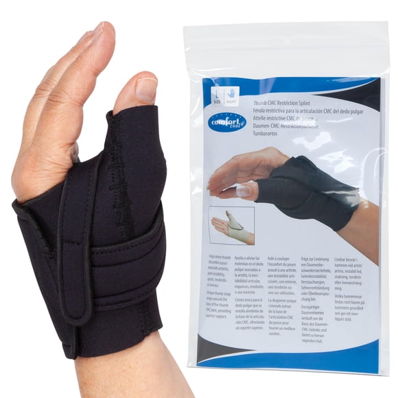Comfort Cool Thumb CMC Restriction Splint, Left Small 6" to 7"