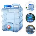 thumbnail image 5 of Water Bottle 2.6 Gallon Portable Water Containers with Handle Large Capacity Water Jug Large Reusable Motivational Jug for Camping Outdoor Sports Travel, 5 of 7