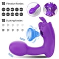 thumbnail image 2 of TLUDA Women Wearable Vibrator with Remote Control, G Spot Vibrator Stimulator Sex Toys for Women, Purple, 2 of 6