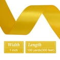 thumbnail image 5 of Yellow Satin Ribbon, Double Faced, 1 inch x 100 Yards, 5 of 7