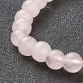 thumbnail image 3 of Natural Rose Quartz Beaded Stretch Bracelets Round Beads: 6~6.5mm Inner Diameter: 2-1/4 inch(5.55cm) Material Natural Rose Quartz, 3 of 8