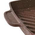 thumbnail image 4 of The Pioneer Woman Brown Speckle Cowboy Cast Aluminum Grill Pan, 10" x 12", 4 of 5