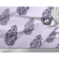 thumbnail image 3 of Soimoi Rayon Crepe Fabric Floral & Paisley Block Print Fabric by The Yard 46 Inch Wide, 3 of 3