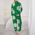 thumbnail image 6 of Wukai Snowflake Print Women's Pajama Set - Soft Long Sleeve Sleepwear for Comfort and Style-Medium, 6 of 9