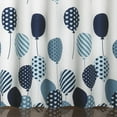 thumbnail image 3 of Flying Balloon Shower Curtain, Blue, 72" x 72", 3 of 4