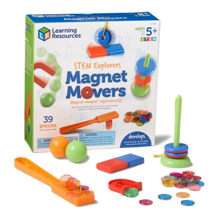 Learning Resources STEM Explorers Magnet Movers - 39 pieces, Boys and Girls...