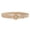 Beige Blue, variant on Women's Fashion Braided Belt Boho Raffia Belts Straw Woven Fall Casual Thick Holeless Travel Belt Summer Loops Web Raffia Woven Cream X-Small-Large