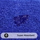 thumbnail image 4 of Alfombra de baño SHACOS, 40 x 60 cm, antideslizante, lavable, color azul real, 4 of 9
