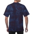 thumbnail image 5 of UVEASISHA Vintage Tshirts for Men Short Sleeve Tie Dye Graphic Tees Regular Fit Casual Big and Tall T-Shirt Lightweight Stretch Active T Shirts Blue 5XL, 5 of 7