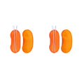 thumbnail image 4 of Ruiboury Eye Cover ple Small Polyester Portable Blindfold Multi-functional Outdoor Convenient Helpful Eye Sleeping Covers Orange 2Set, 4 of 6