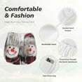 thumbnail image 6 of Lsque Christmas Snowman With Hat Printed Women's Running Shorts with Liner Pockets,Elastic Quick Dry Workout Athletic Gym Yoga Shorts,Womens High Waist Shorts-X-Large, 6 of 9