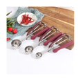 thumbnail image 3 of Juego de 3 cucharas para galletas para hornear, cuchara para helado de acero inoxidable, cuchara para masa de galletas, cuchara para magdalenas, cuchara para albóndigas, 3 of 5