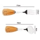 thumbnail image 2 of Utensilios, cucharas y tenedores para niños pequeños, juego de cubiertos de acero inoxidable para niños pequeños, juego de cubiertos de autoalimentación para niños, 2 of 5