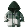 thumbnail image 3 of Clothes for Girls 10-12 for Winter Boys Clothes Fall Winter Outfits, Toddler Kids Button Plaid Hoodie Pockets Sweatpants T-shirt Clothing Set Size 3-7T, 3 of 9