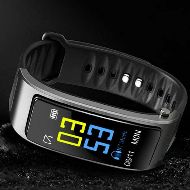 Bracelet intelligent 2 en 1 avec couteurs compatibles Bluetooth